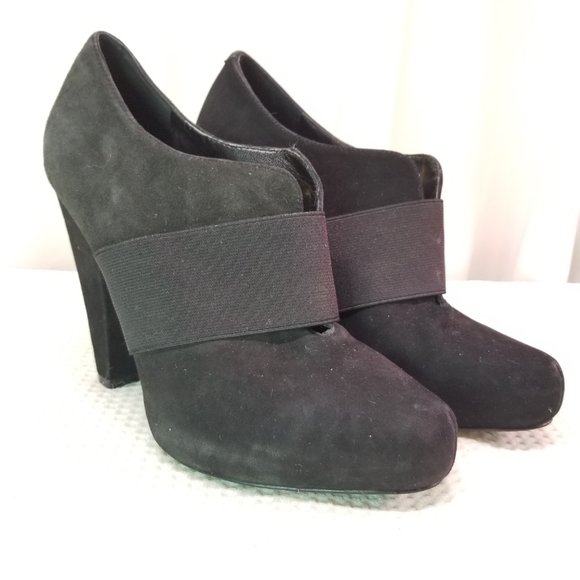 Jessica Simpson Women's Ankle Booties High Chunky Heel Black Size 8 - Picture 2 of 7